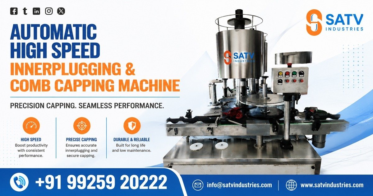Automatic High-Speed Inner Plugging and Comb Capping Machine in Vietnam