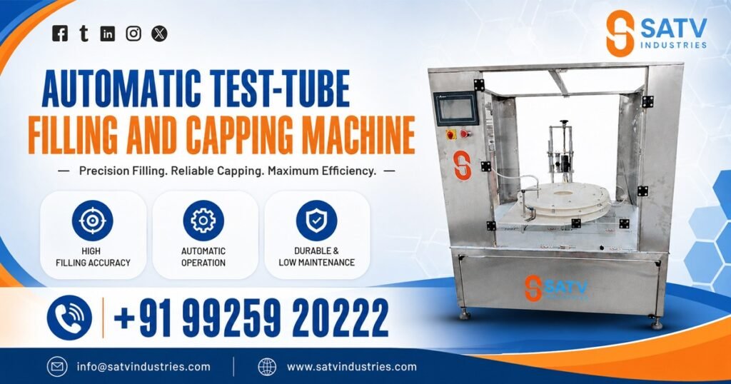 Automatic Test-Tube Filling and Capping Machine in Nepal
