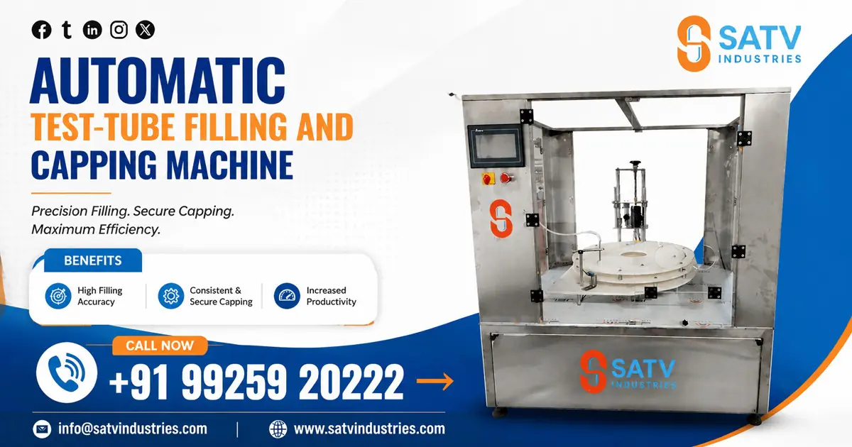 Automatic Test-Tube Filling and Capping Machine in Vietnam