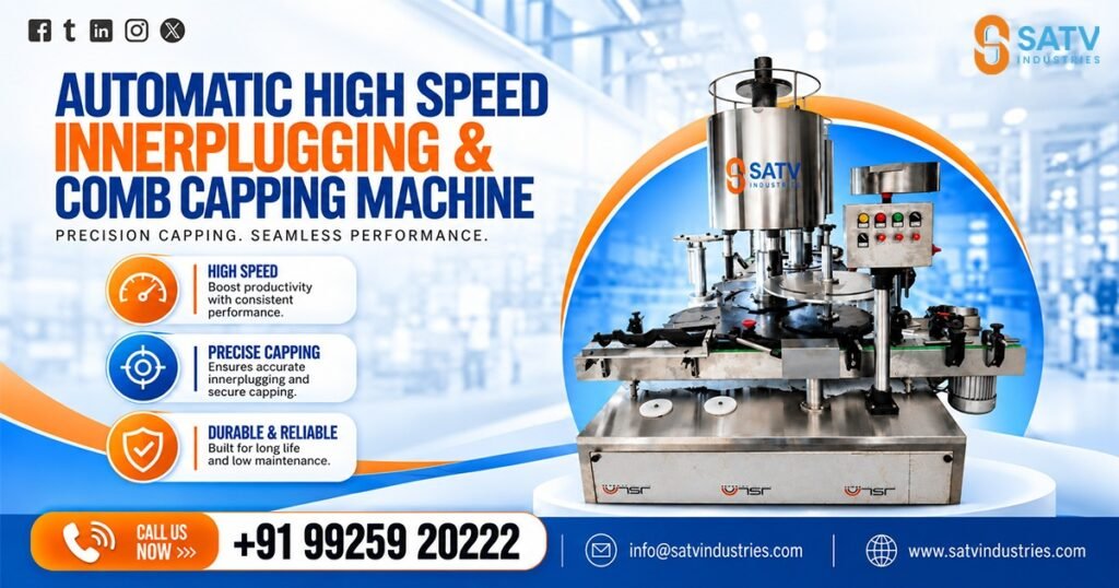 Automatic High-Speed Inner Plugging and Comb Capping Machine in Qatar
