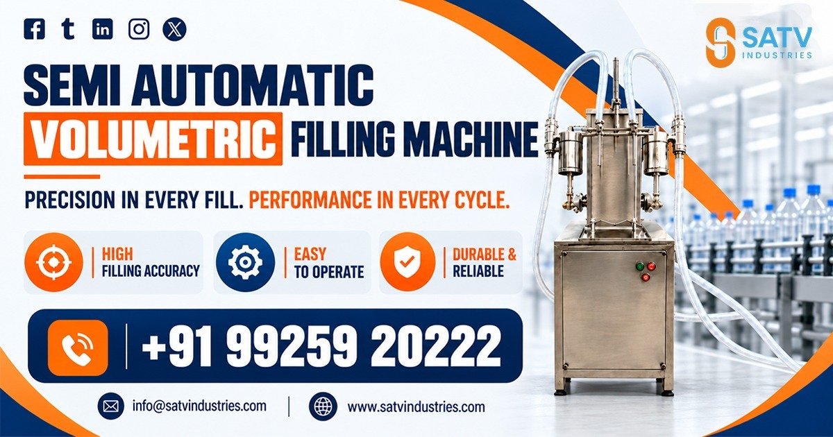 Semi-Automatic Volumetric Filling Machine in Vietnam