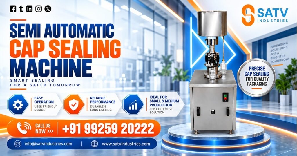 Semi Automatic Cap Sealing Machine in Nepal