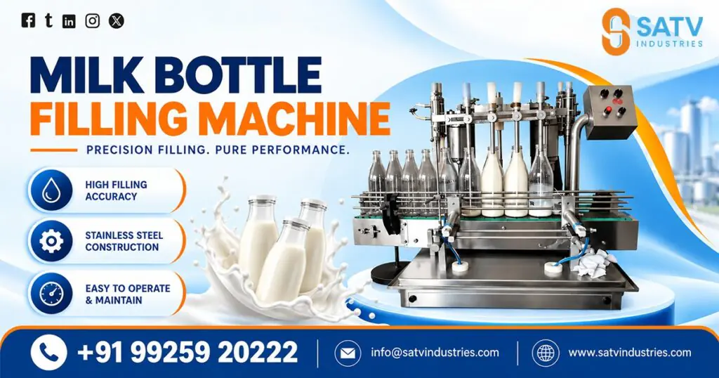 Milk Bottle Filling Machine in Vietnam